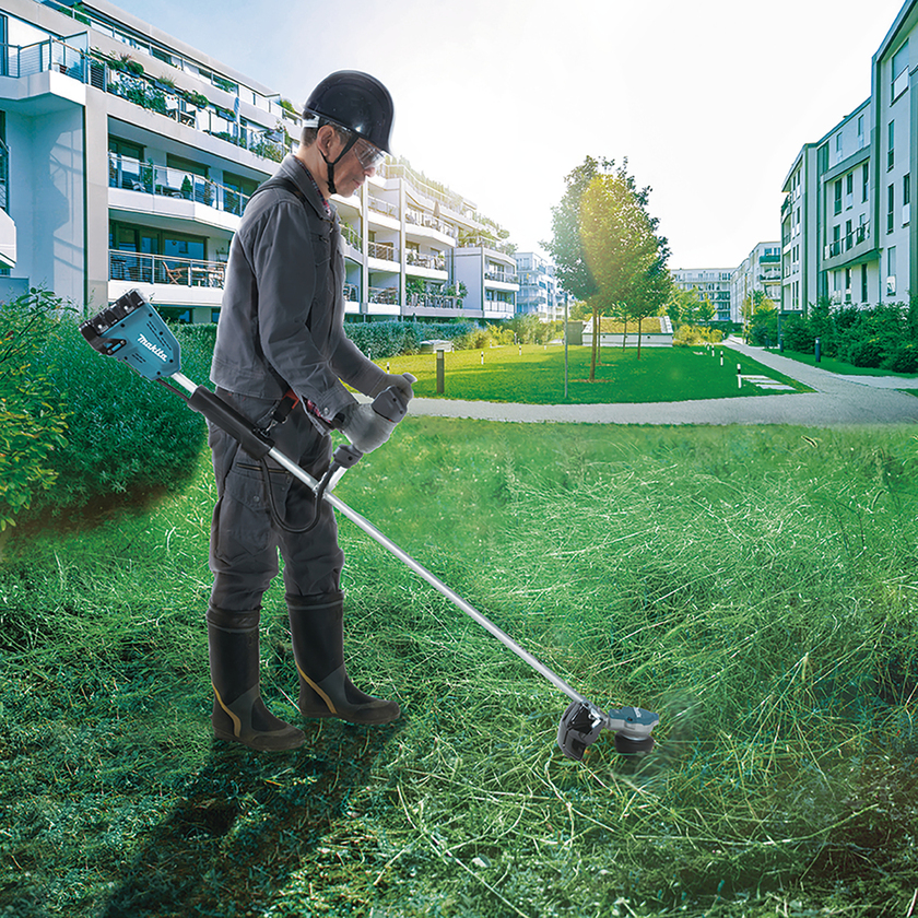 Kolborstfri 2x18V grästrimmer DUR368AZ