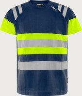T-SHIRT 7880 GPST VARSEL KL 1 FUNKTION GUL/MARINSTL S