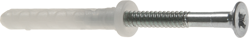 Spikplugg vit 5x50mm 10p Gunnebo