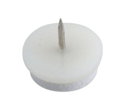 GOLVSKYDD MILLERS PLAST/FILT/S PIK VIT Ø26MM