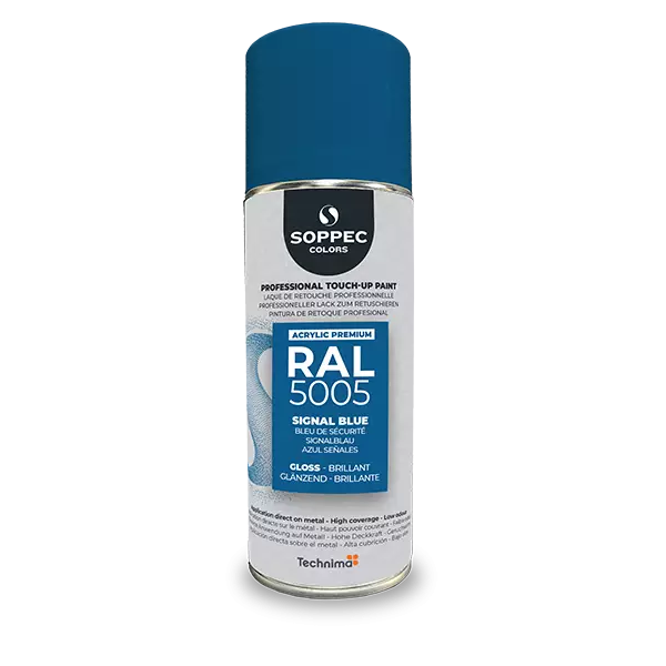 Industrial top coat Akryl RAL 5005 signalblå 400 ml