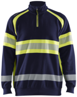 TRÖJA 35531158 XS MARIN BLÅ/VARSELGUL BLÅKLÄDER