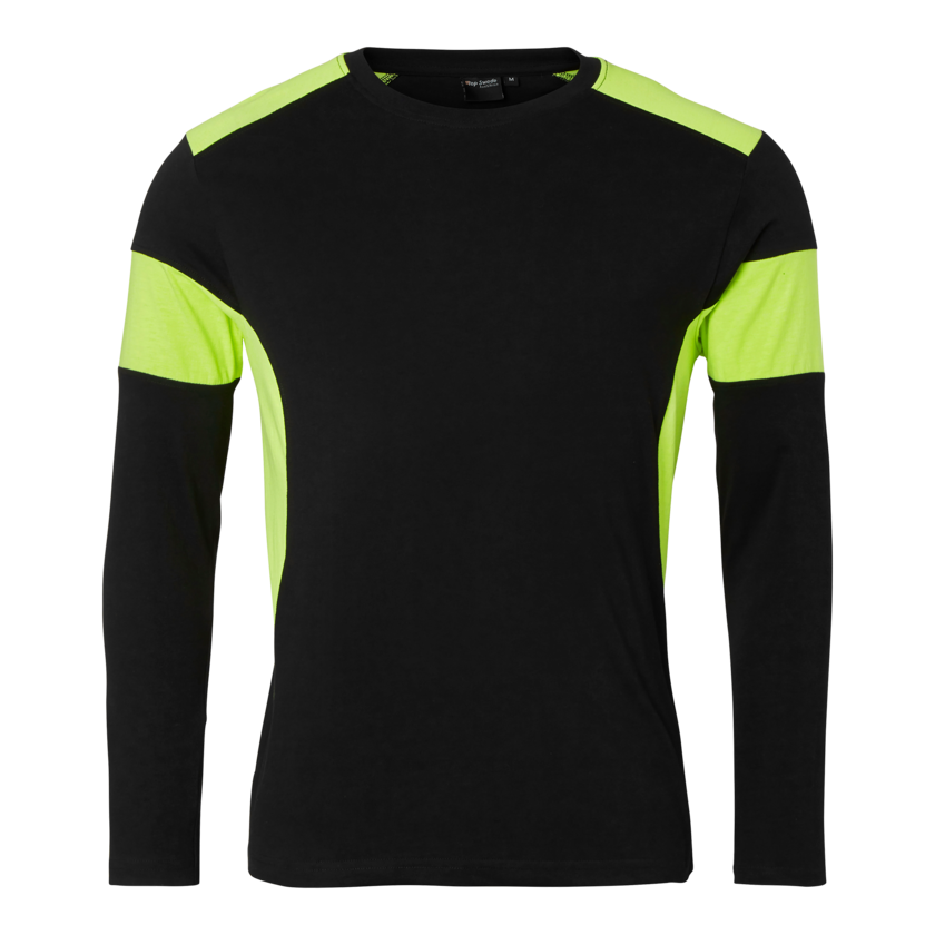 T-shirt 212  l.ä svart/gul XS