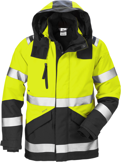 JACKA GORE-TEX VARSEL 4988 GXB VARSELGUL/SVART STL XL