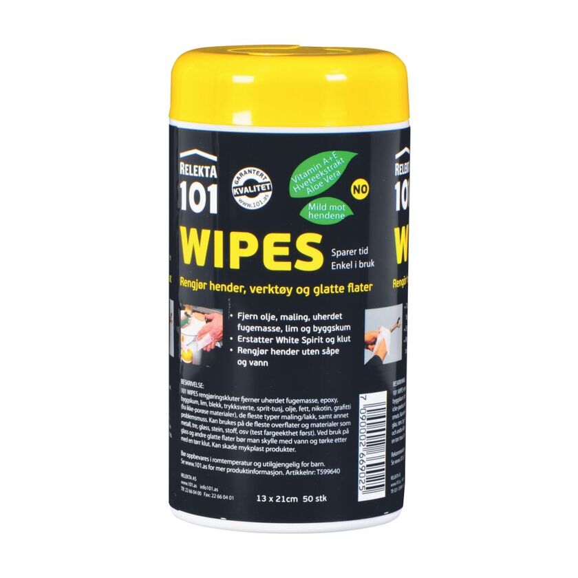 RENGÖRINGSDUKAR WIPES101 50ST