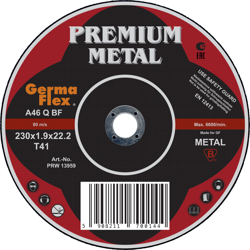 KAPSKIVA METALL 230X1,9X2 2,2MM