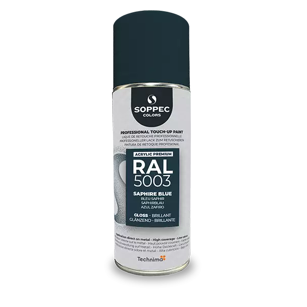 Industrial top coat Akryl RAL 5003 safirblå 400 ml