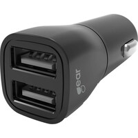 Laddare 12/24V med 2xUSB 3,4A Svart