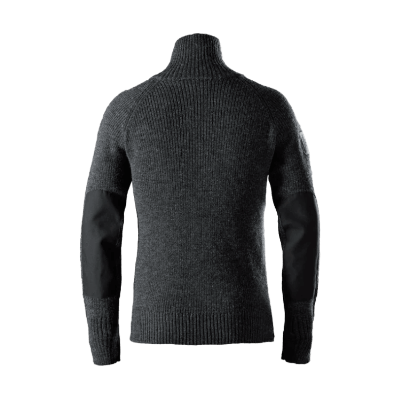Tröja 1/2 Zip, Ull Anthracite M Stl: S