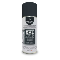 Industrial top coat Akryl RAL7 016 antracitgrå 400ml