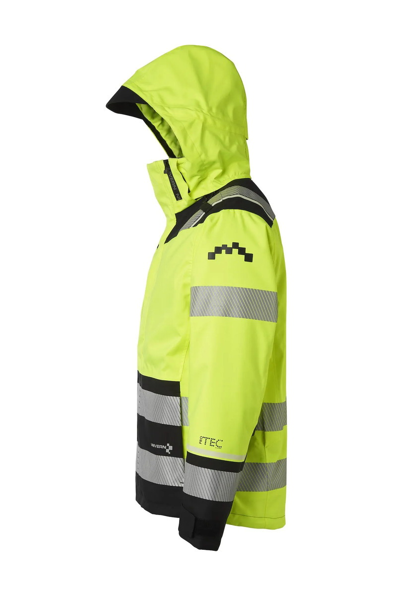 Vinterjacka Univern ProTec 2-in-1, kl2/3, gul/svart M