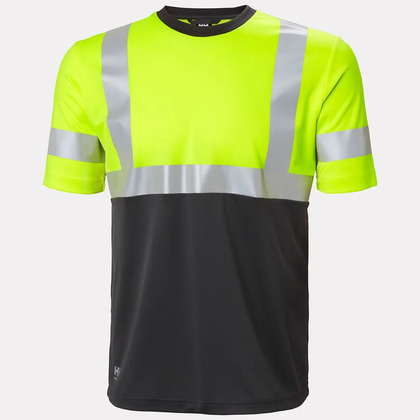 T-SHIRT ADDVIS KL1 VARSEL GUL 3XL