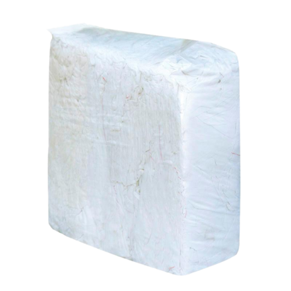Vita trikådukar Standard 100% bomull 10kg/bal
