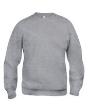 Basic Roundneck Gråmelerad XS