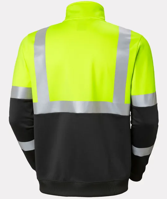SWEATSHIRT HELZIP ADDVIS 4XL VARSEL GUL KL1