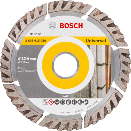 DIAMANTSKIVA STD UNIVERSAL 125 X22,23MM