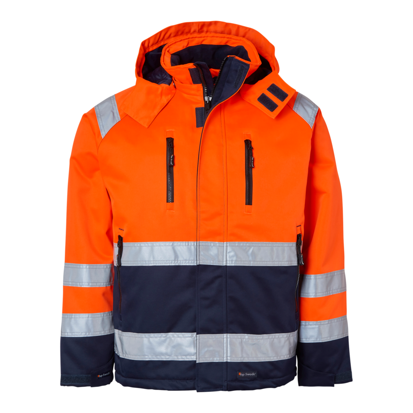 Vinterjacka Varsel orang/marin  S