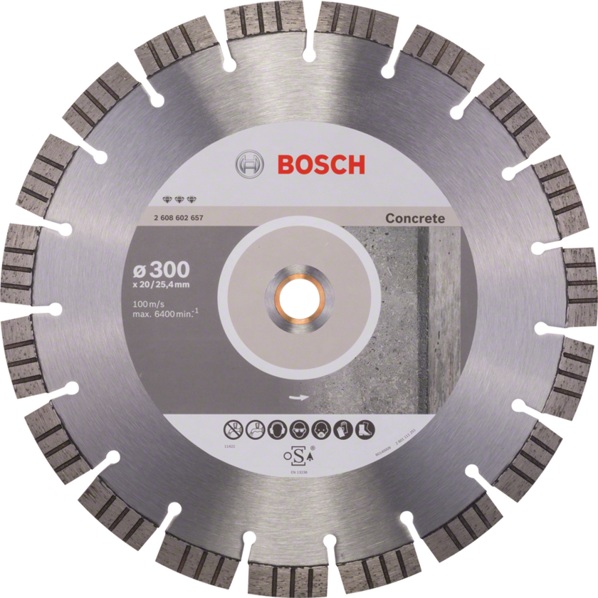 DIAMANTSKIVA 300X25,4MM BEST B ETON