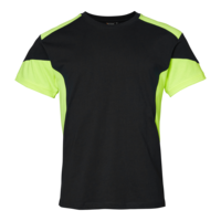 T-shirt 210 svart/gul XXL