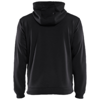 Huvtröja Full Zip Svart/Mörkgrå 4XL