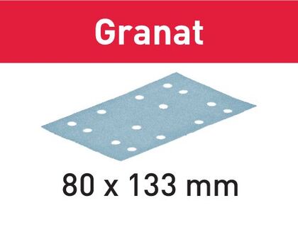 SLIPPAPPER STF GRANAT 80X133 K40 10ST