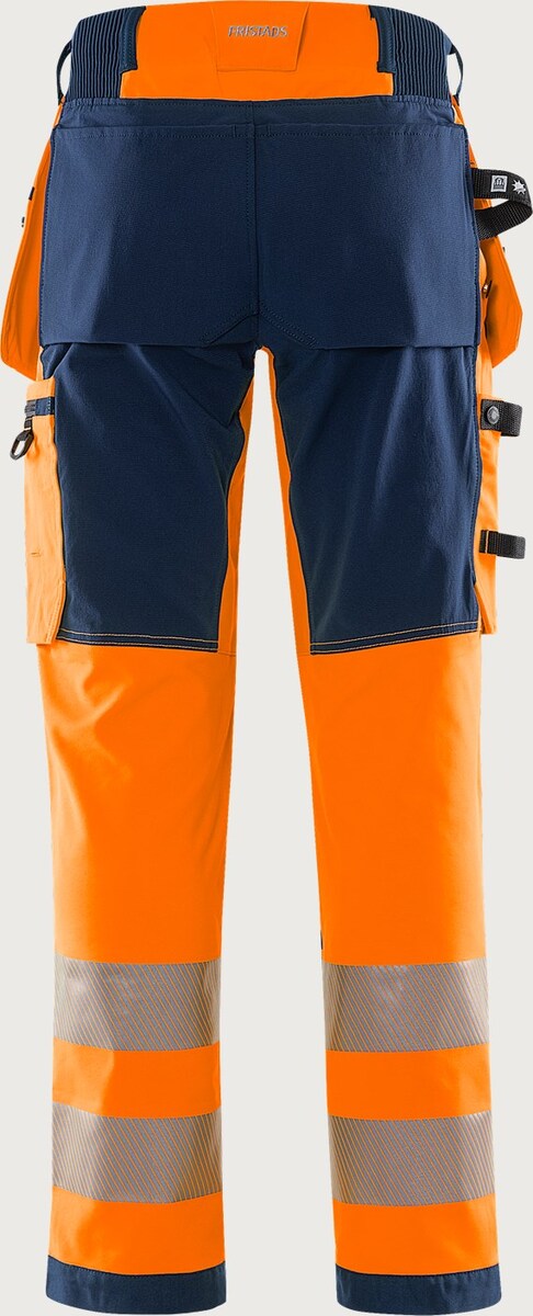 HANTVERKARBYXA 2644 GSTP KL 1 VARSELORANGE/MARINBLÅ STL C56