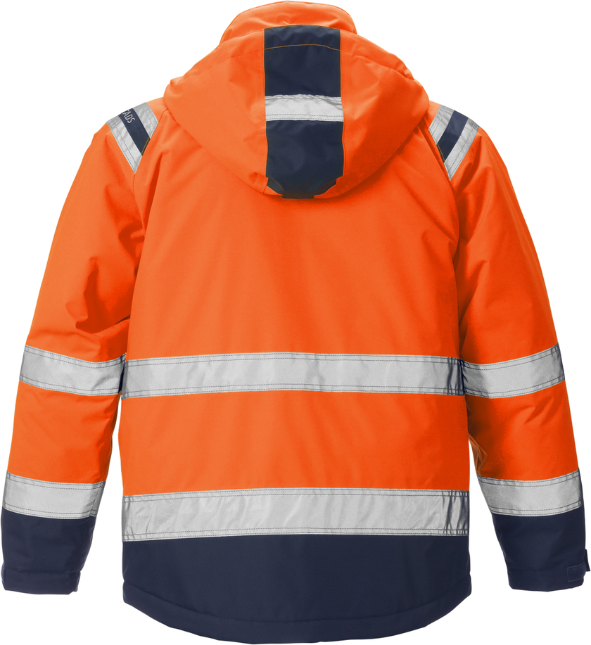 VINTERJACKA VARSEL 4035 GTT VARSELORANGE/MARIN STL S