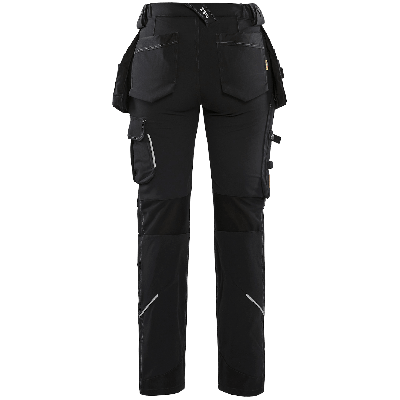 Hantverksbyxa 4-vägsstretch X1900 Dam Svart C42