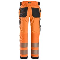 ARBETSBYXA 4STR HF HV KL2 ORANGE/SVART STL: 48