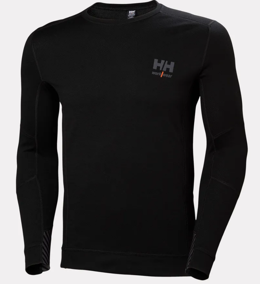 U-STÄLLTRÖJA RUNDHALS MERINO SVART XS POLYPROPYLEN LIFA
