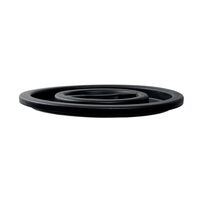 Lock till tunna svart 75L Nordiska plast