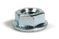 Flänsmutter 6-kant fzb M6 räfflad 100p ANS