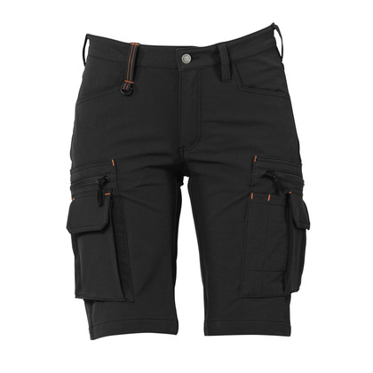 Shorts fullstrech svart C32 dam Worksafe