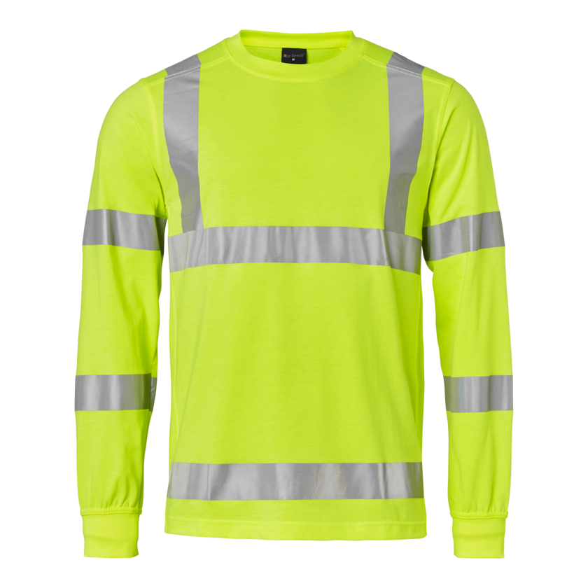 T-shirt  259 lång ärm gul L