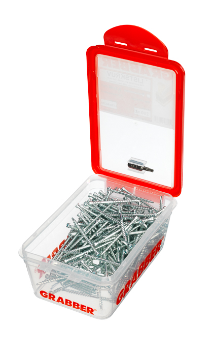Listskruv zink 3,3x48 200p Grabber
