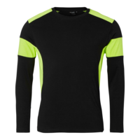 T-shirt 212  l.ä svart/gul XS