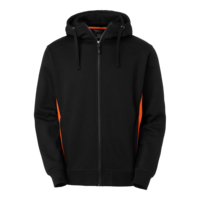 Franklin Zip Hood ora/bla L
